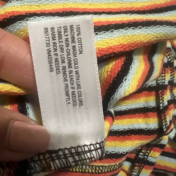 Original Use Striped Polo in Black and Tan - Picture 9 of 9